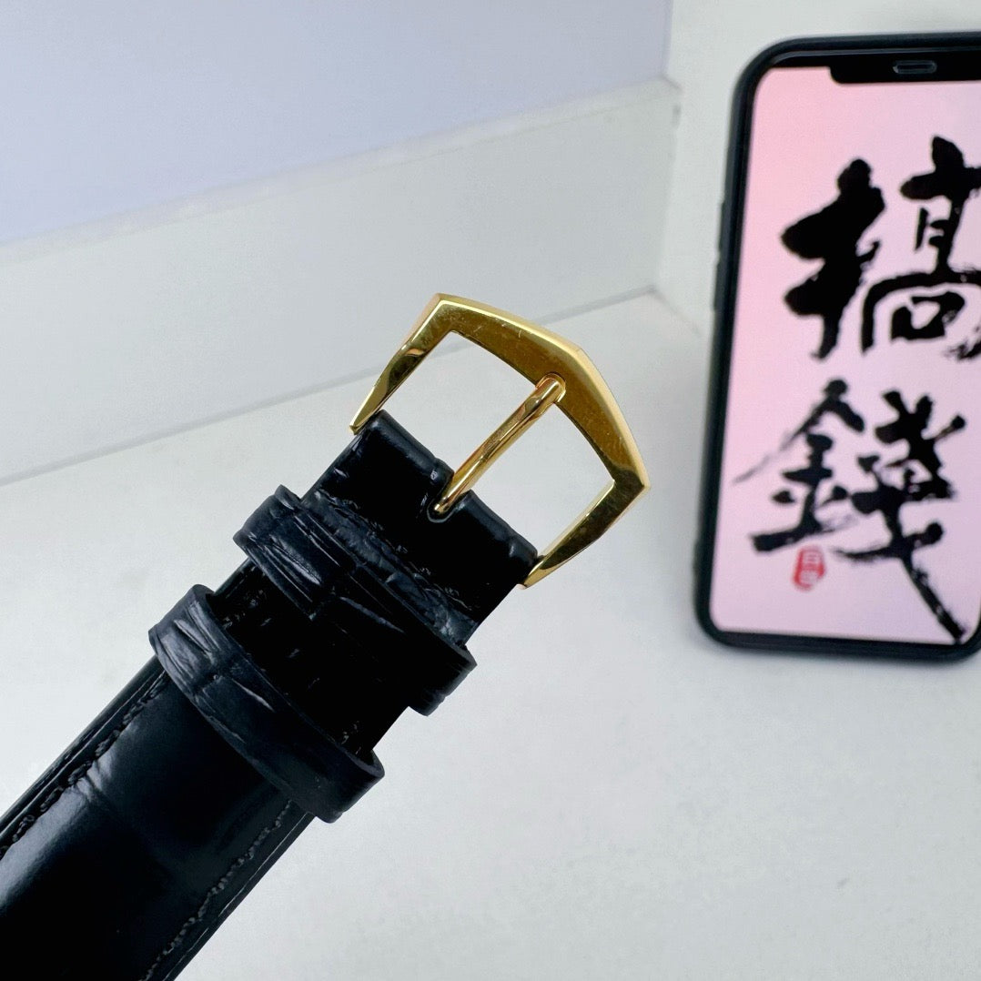 Black Golden Watch