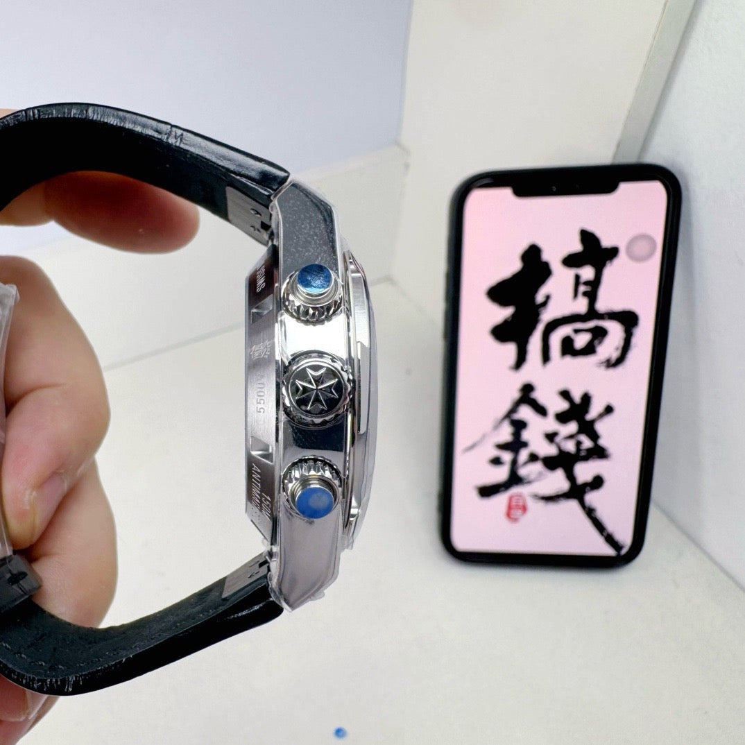 Silver Black Watch - FashionHype.xyz