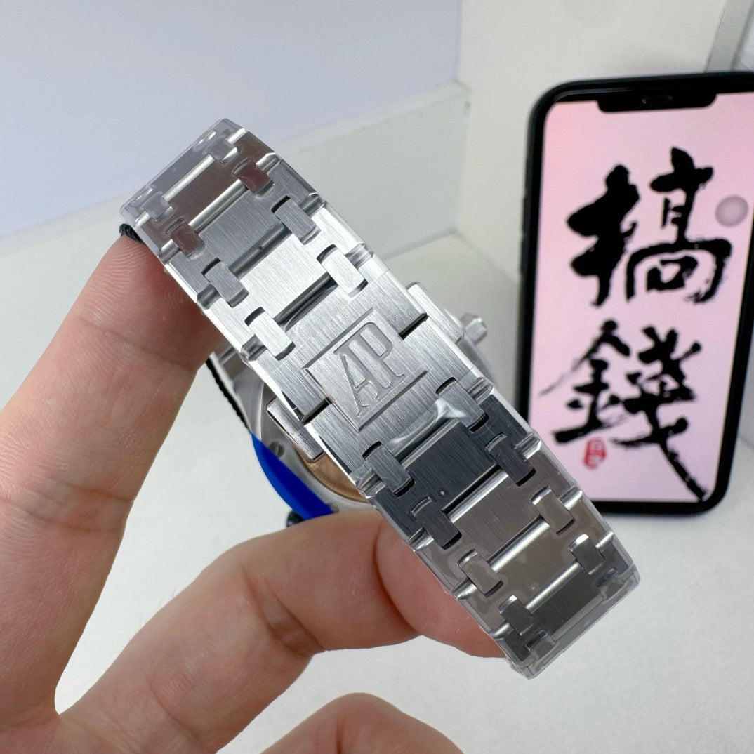 Silver Blue Watch