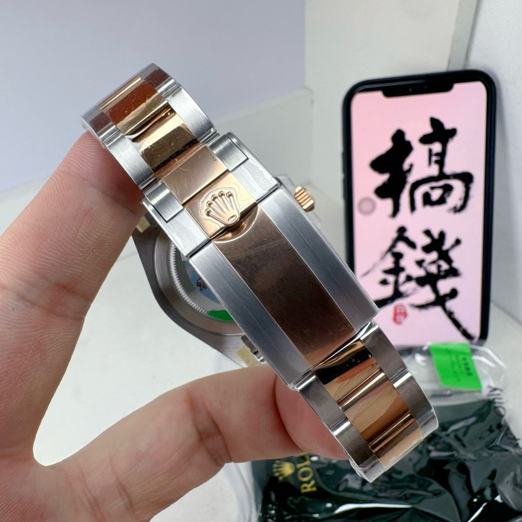 Silver Golden Watch