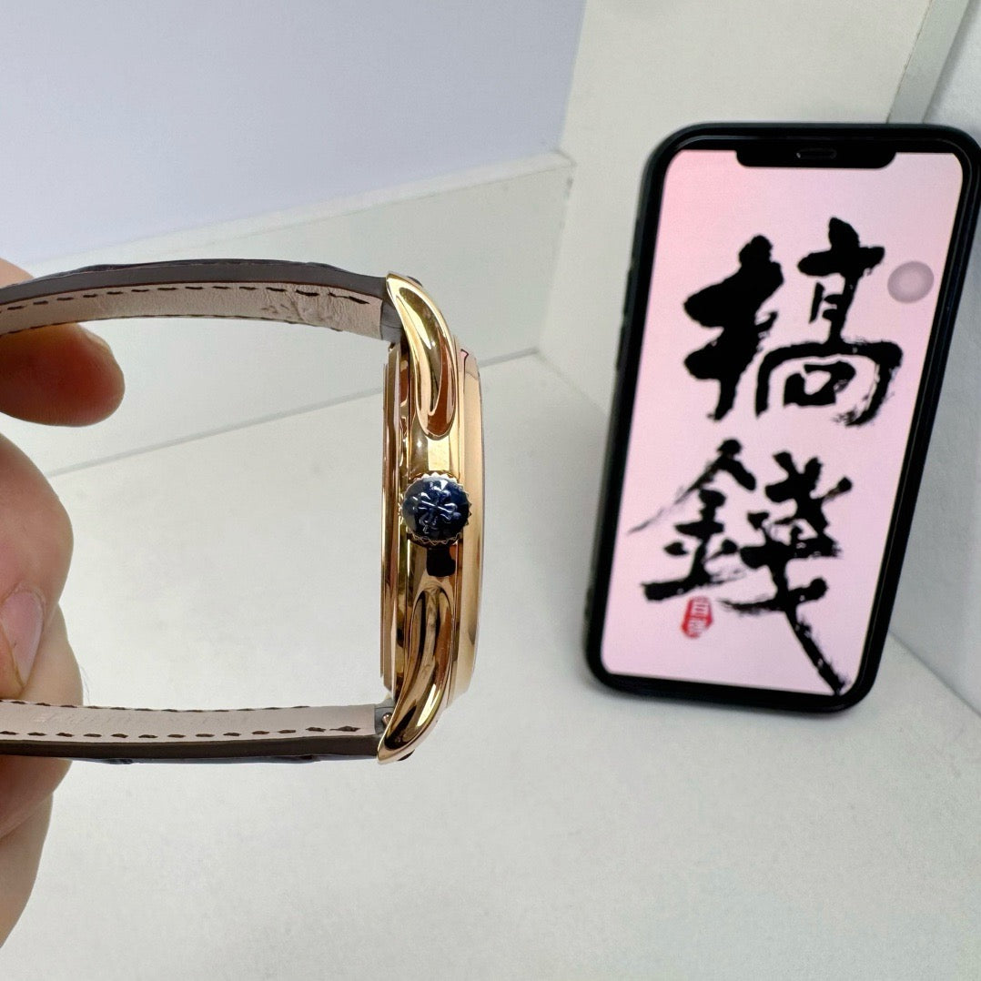 Black Golden Watch