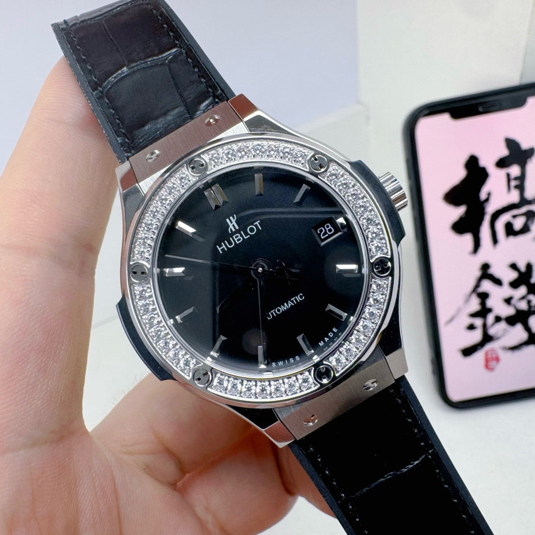Black Silver Watch