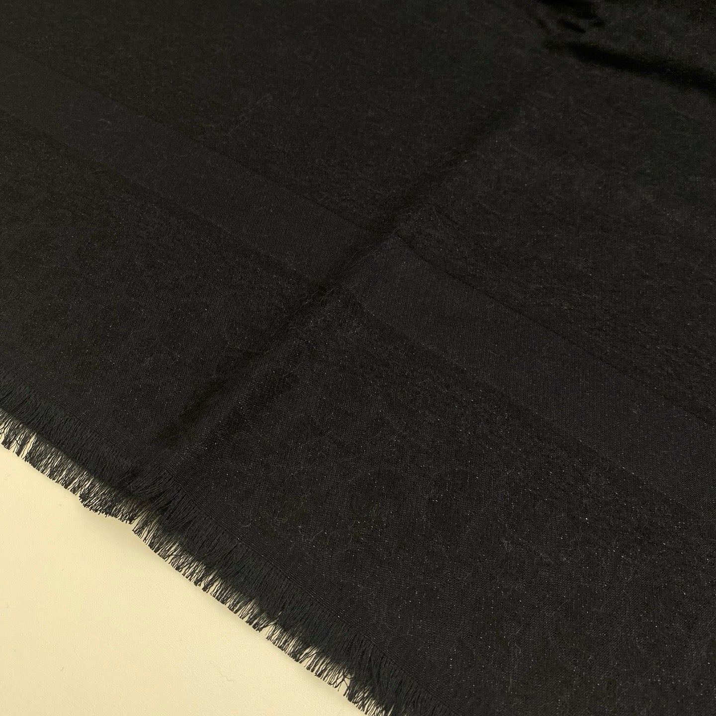 Black and Beige Scarf