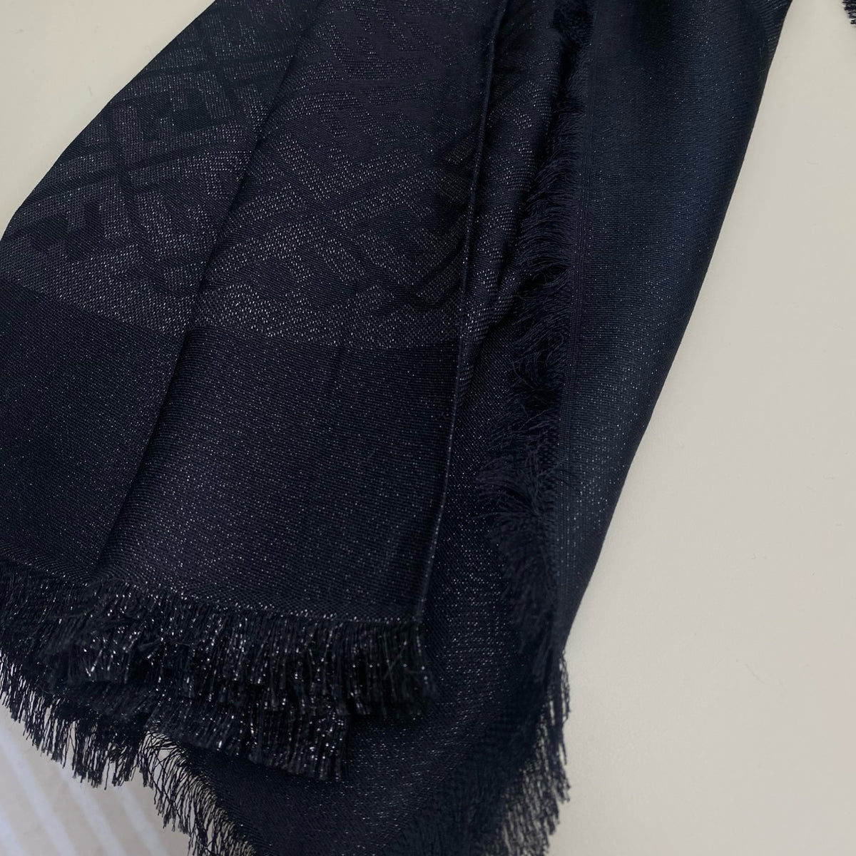 Black and Purple Scarf