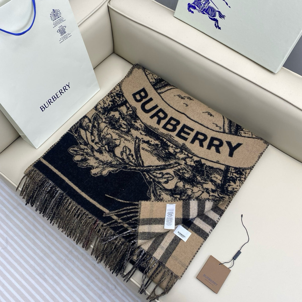 Black Brown Scarf