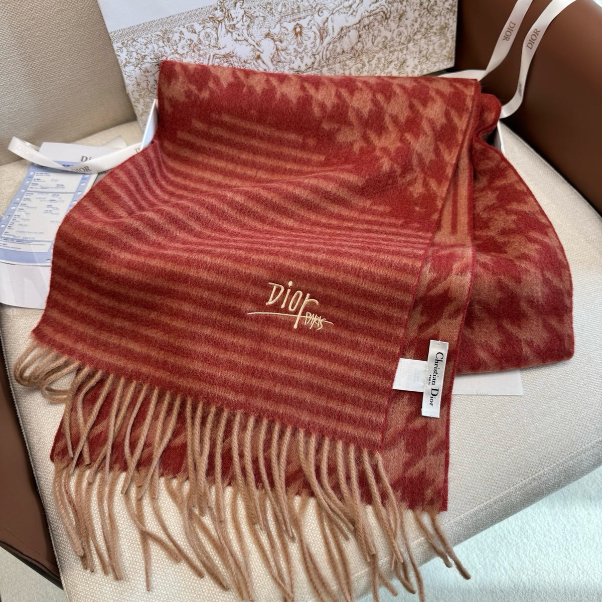Brown and Rose Scarf