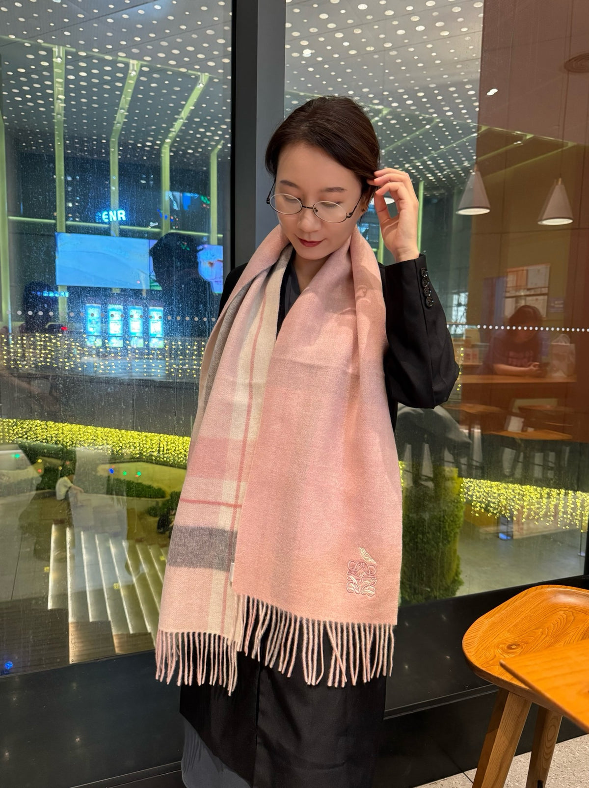 Pink and Rose Scarf
