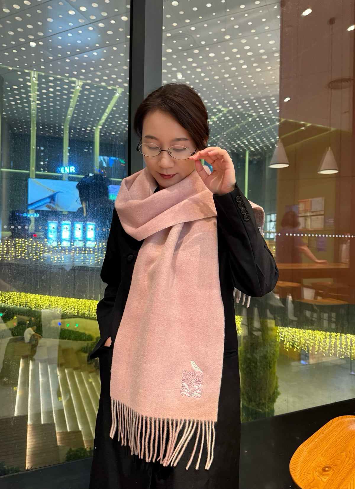 Pink and Rose Scarf