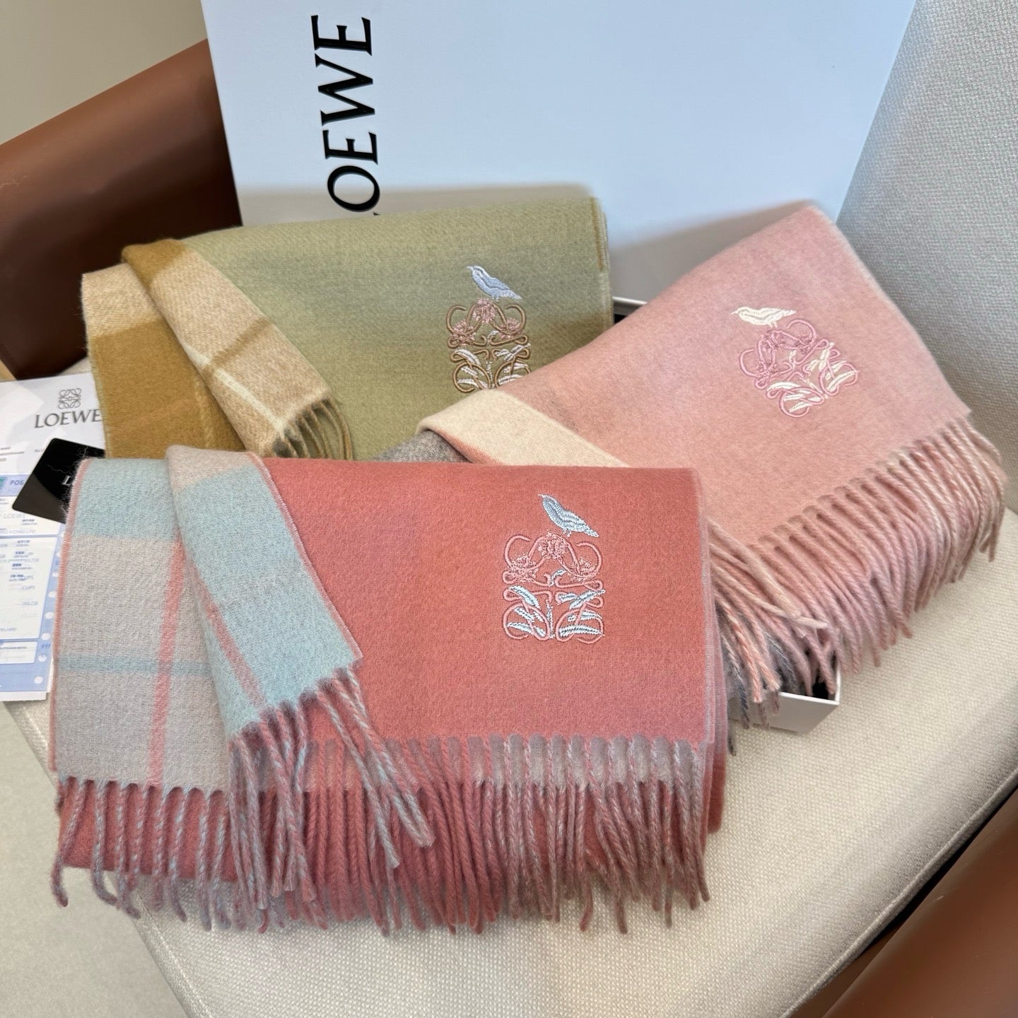 Pink and Rose Scarf