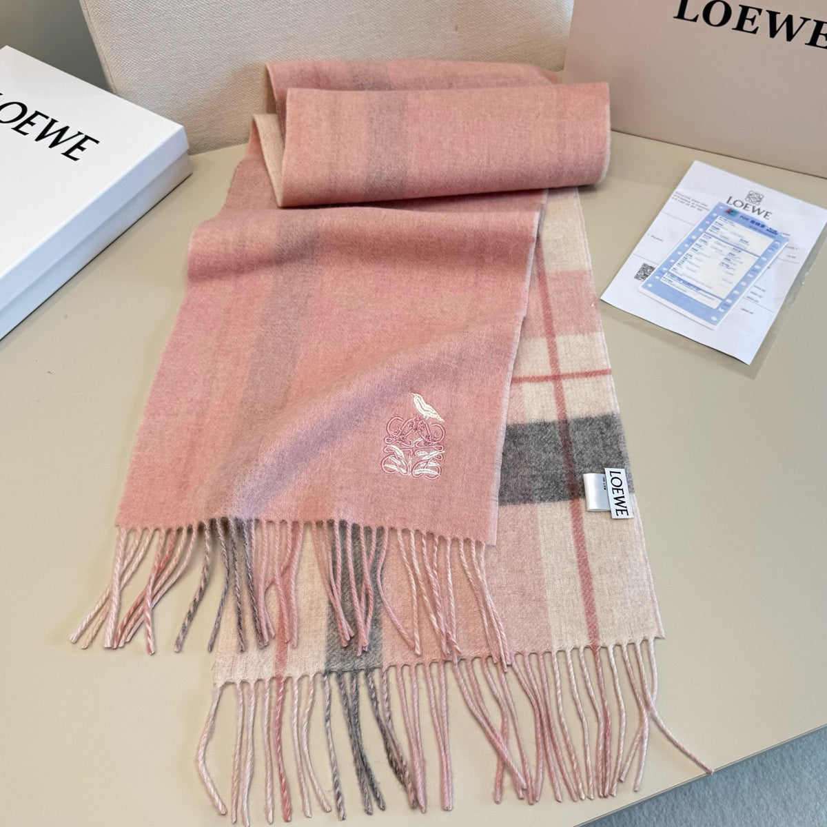 Pink and Rose Scarf