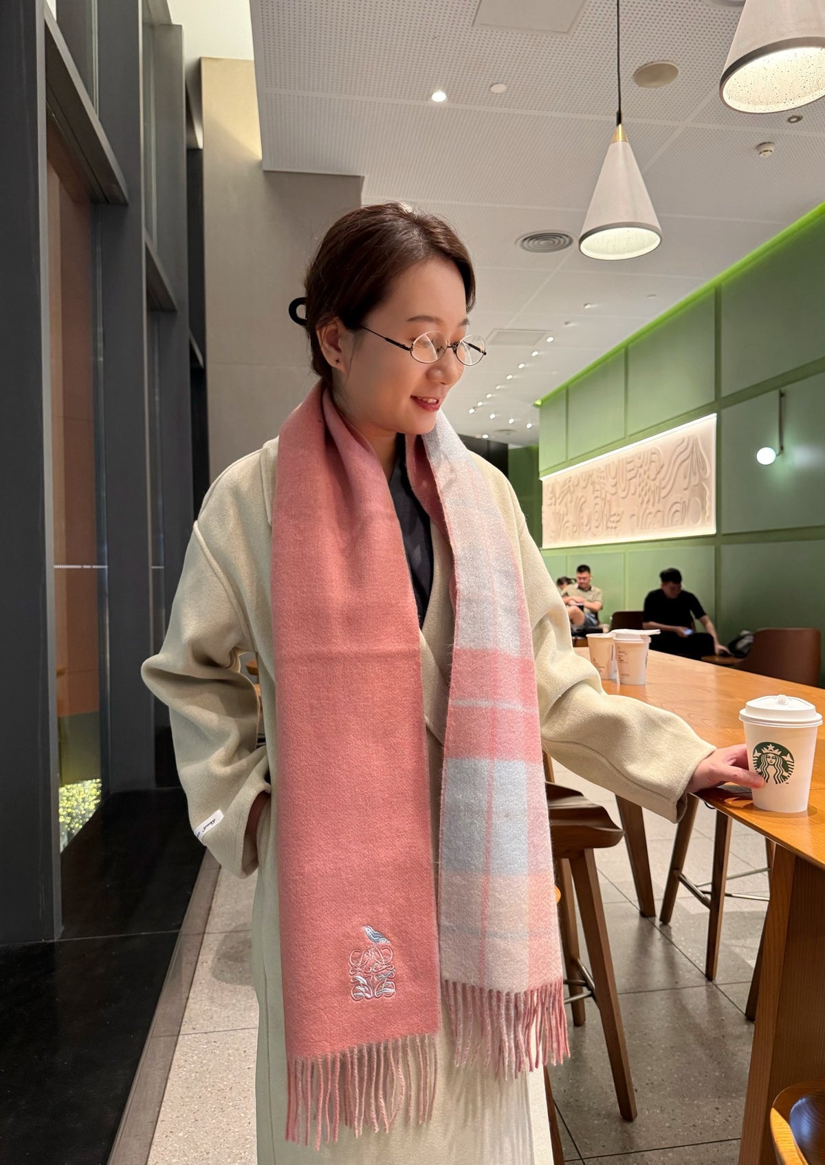 Pink and Rose Scarf