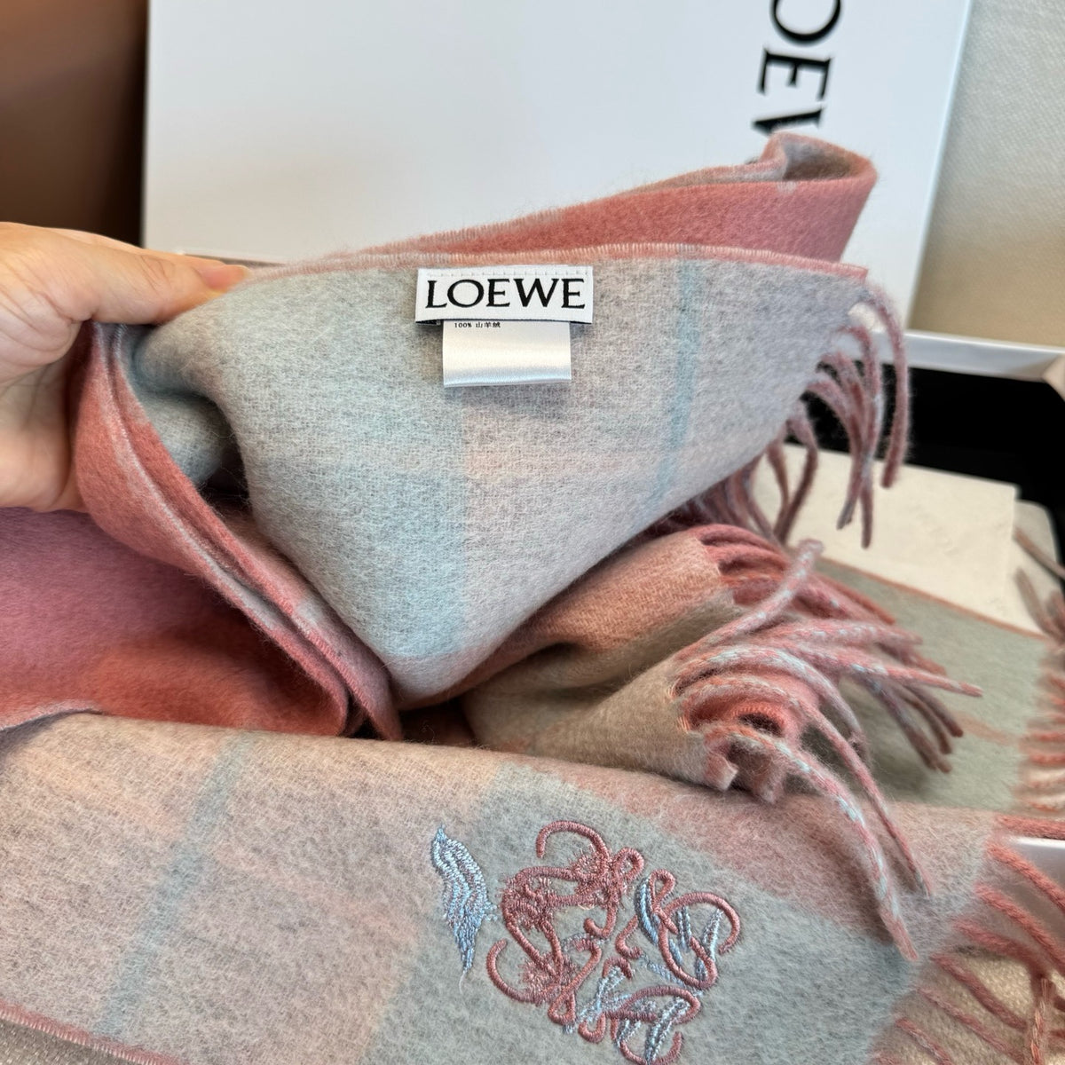 Pink and Rose Scarf