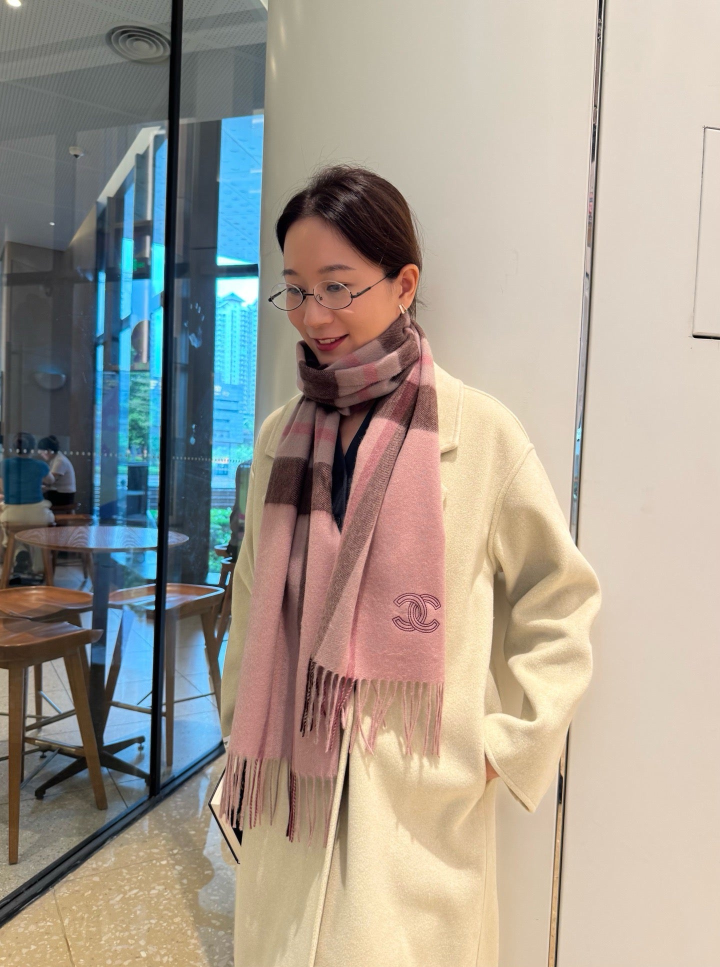 Pink Scarf