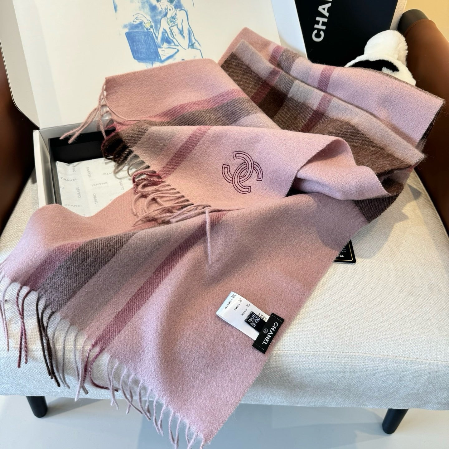 Pink Scarf