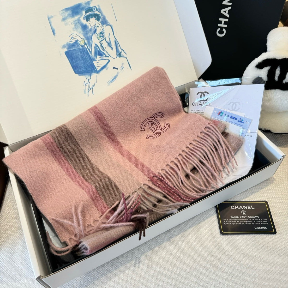 Pink Scarf