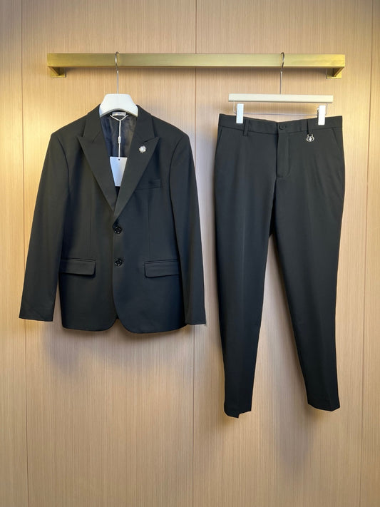 Black Jacket and Pant Suit - FashionHype.xyz