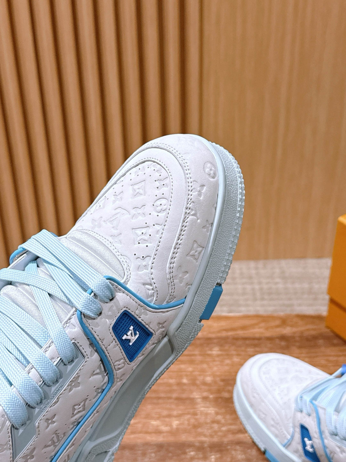 Blue and Green Shoes