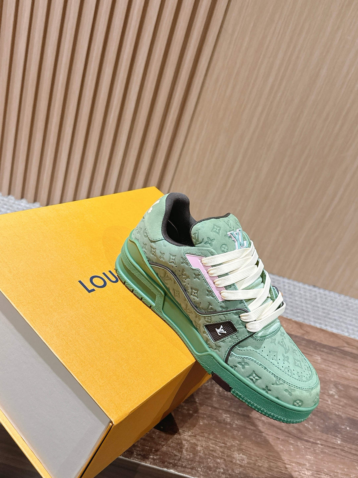 Blue and Green Shoes