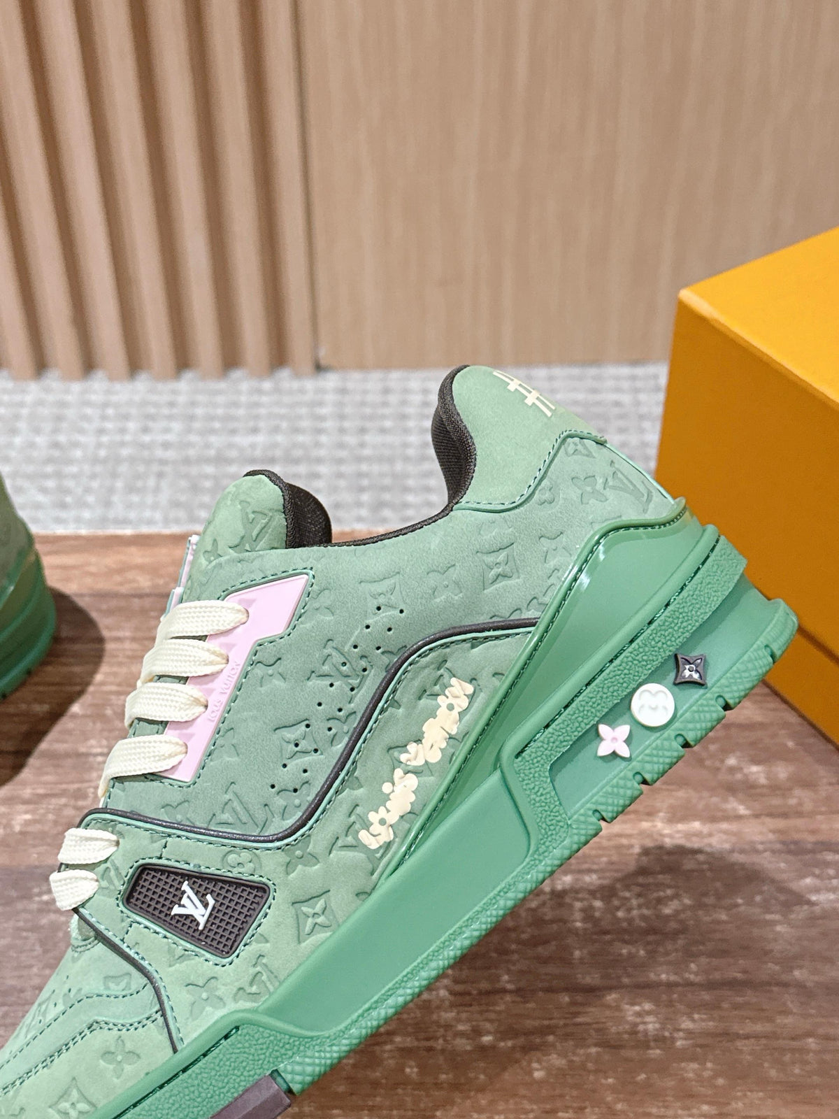 Blue and Green Shoes