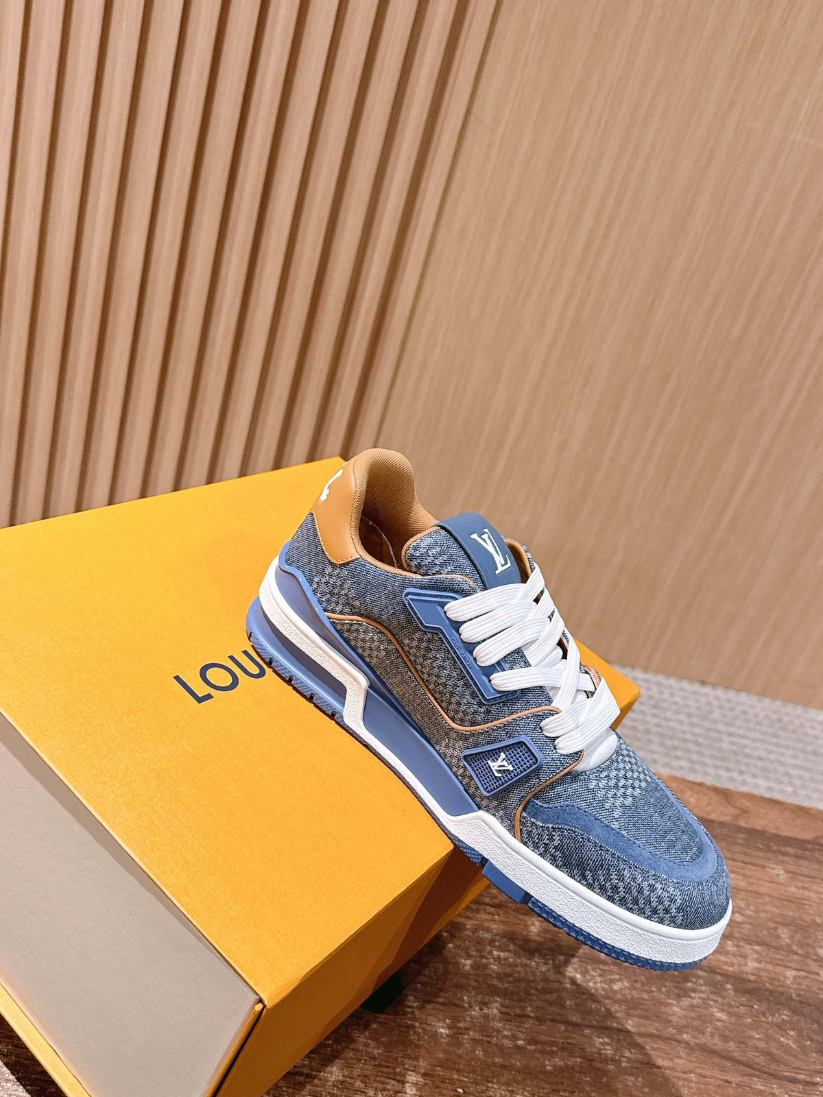 Blue and Black Shoes - FashionHype.xyz