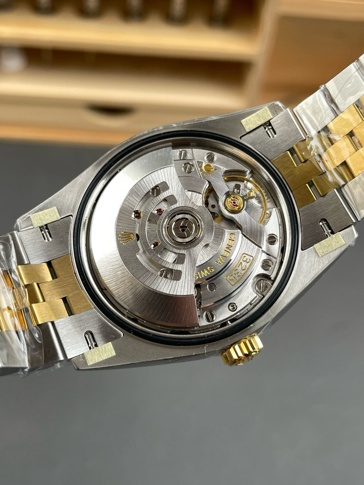 Silver Golden Watch