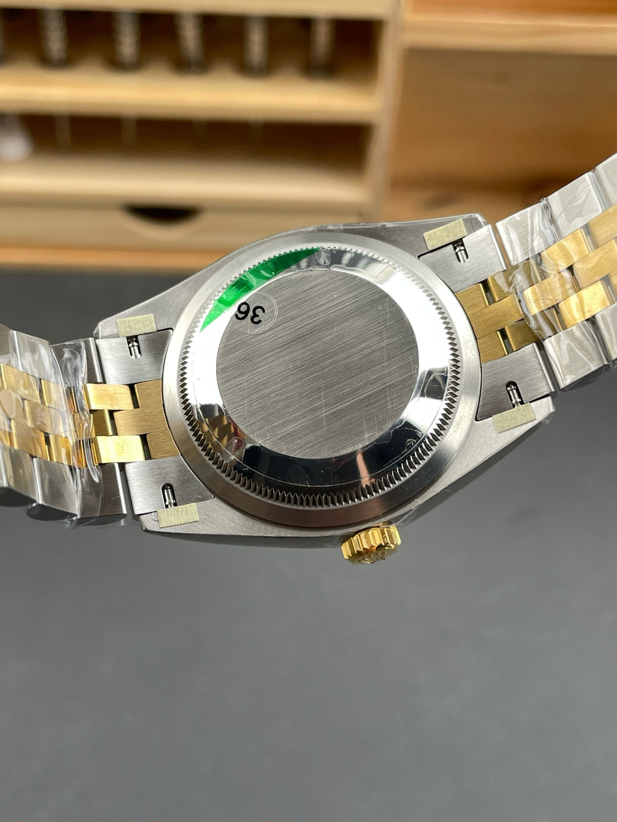 Silver Golden Watch