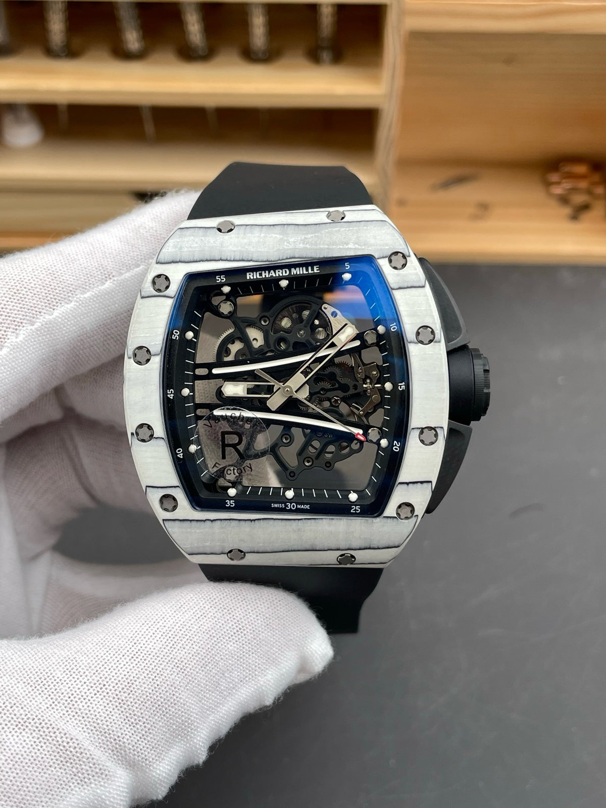 Black White Watch - FashionHype.xyz