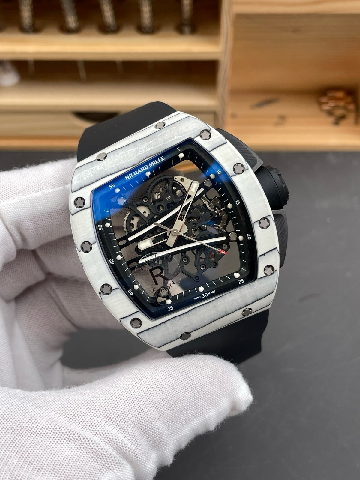 Black White Watch - FashionHype.xyz