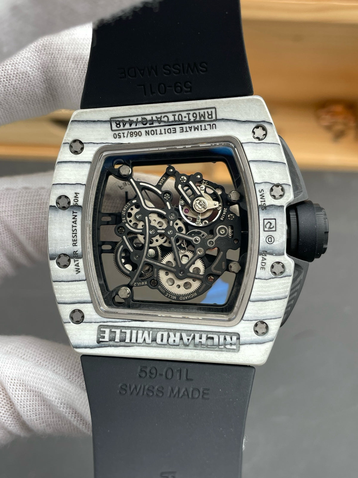 Black White Watch - FashionHype.xyz