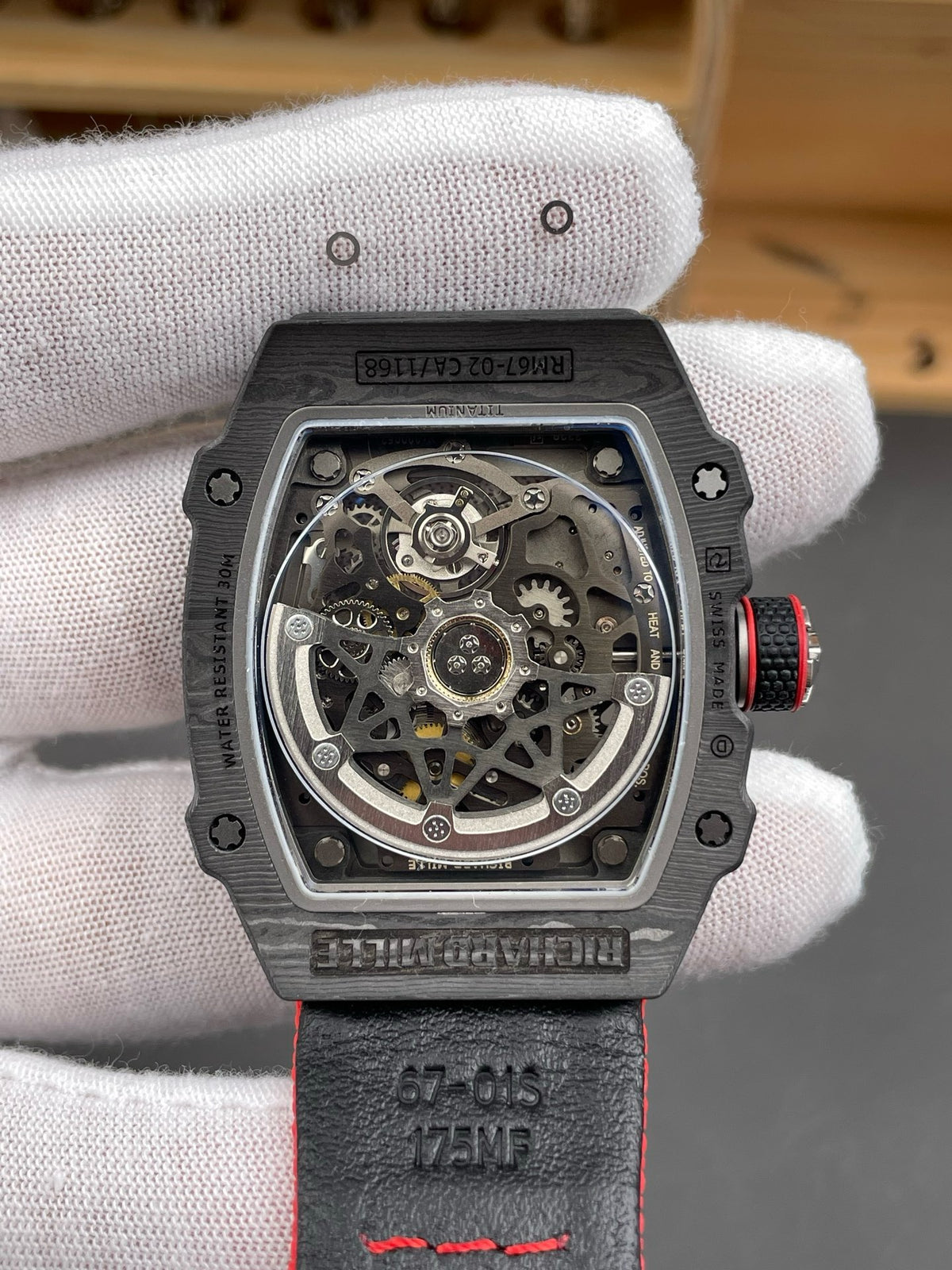 Red Black Watch - FashionHype.xyz