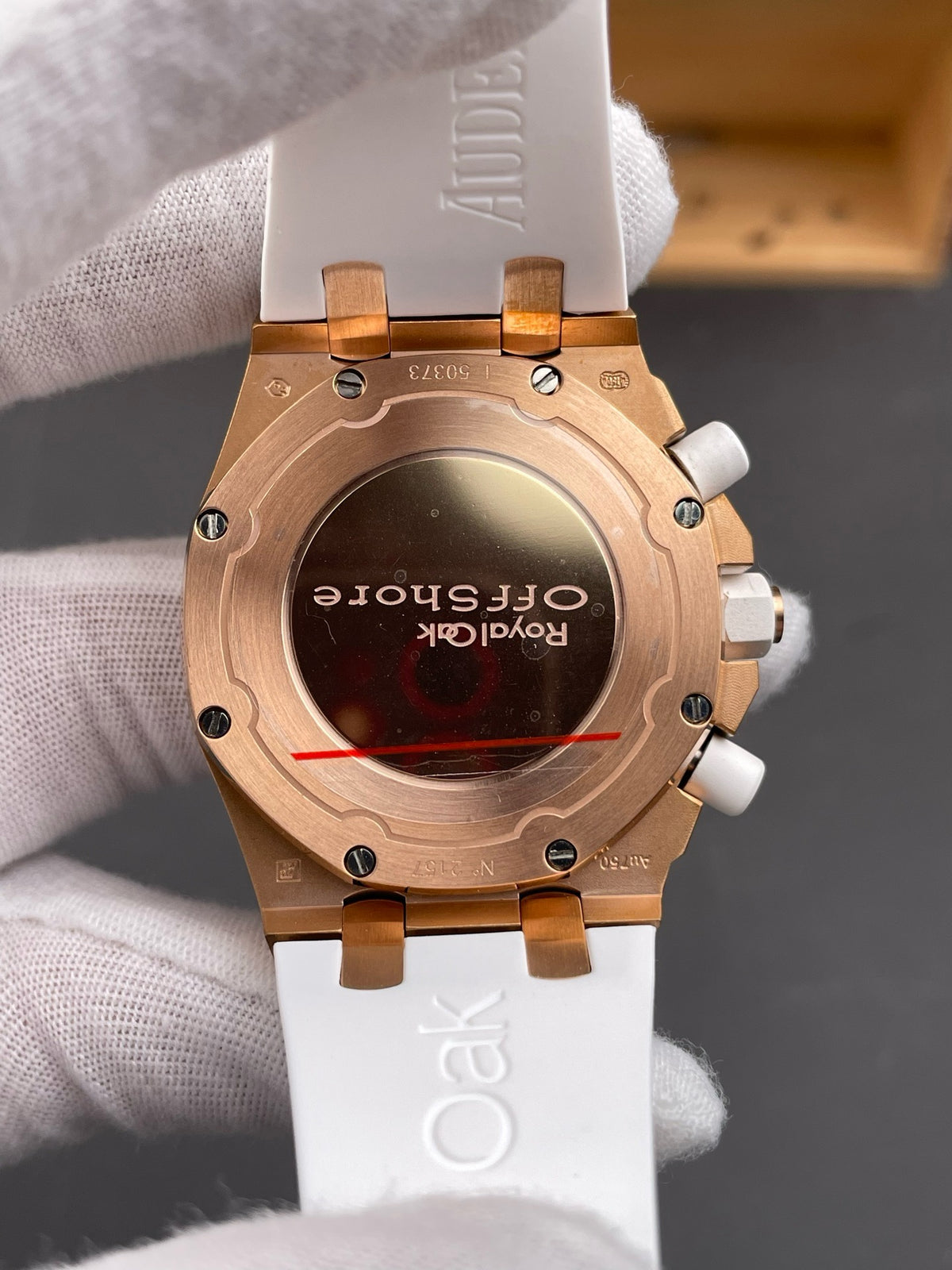 Brown White Watch