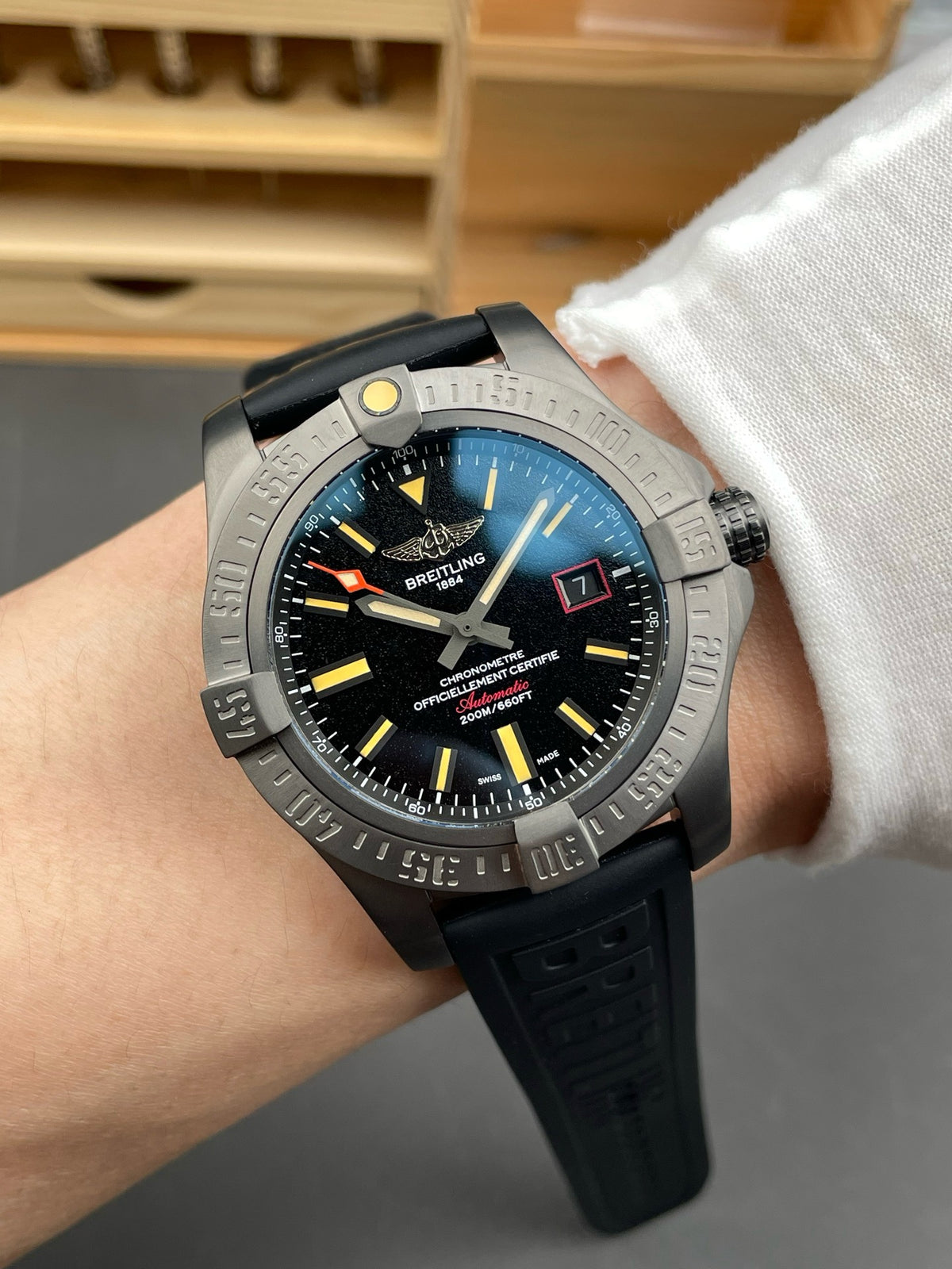 Black Silver Watch