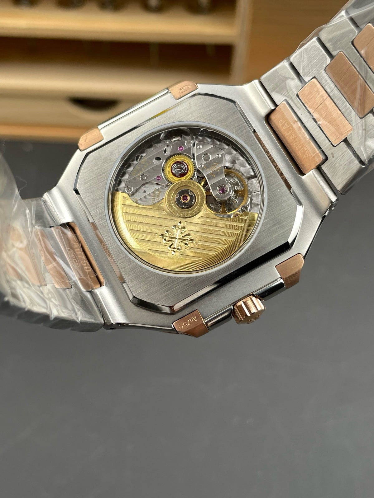 Rose Gold Silver Watch - Size 45mm - FashionHype.xyz