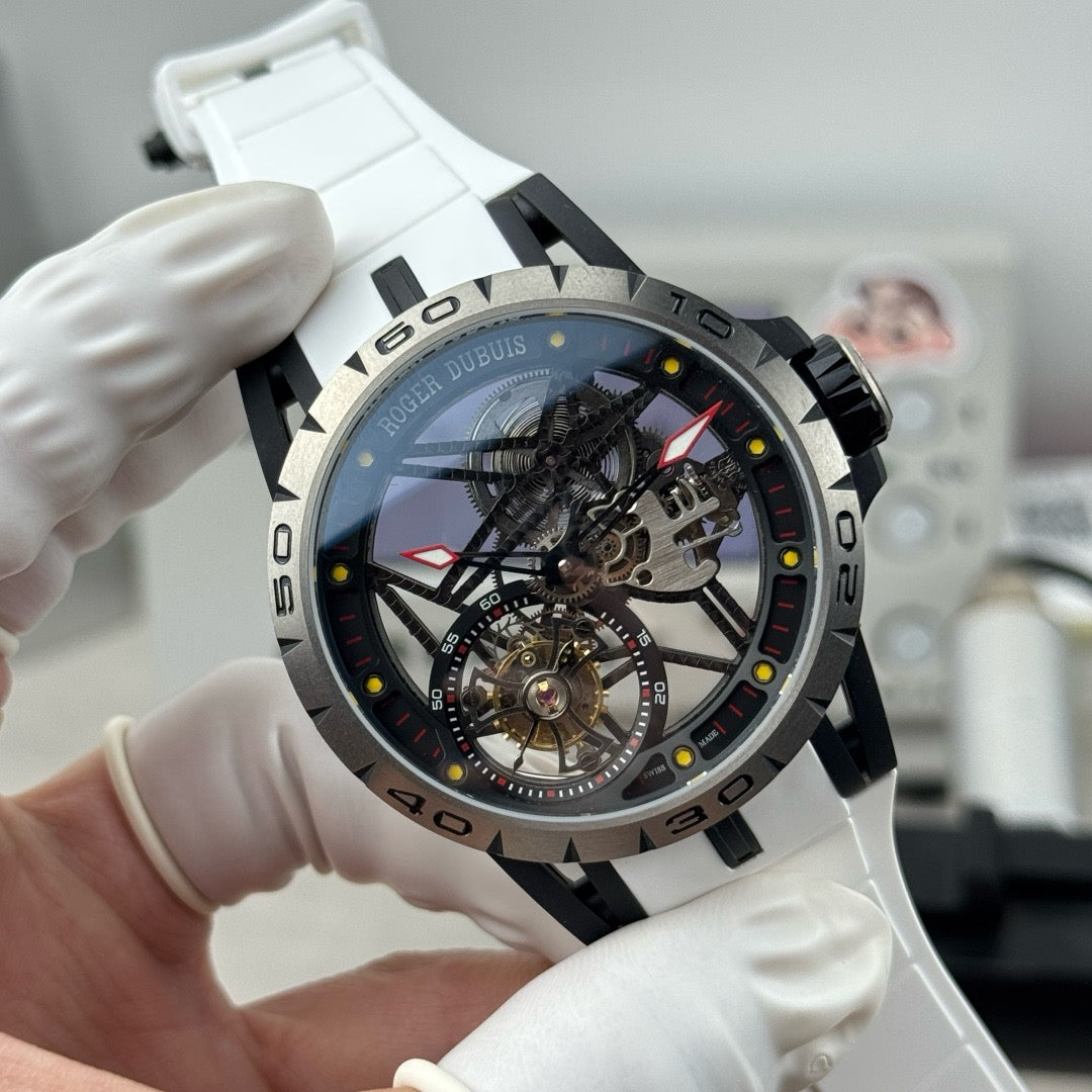 Red and White Watch - FashionHype.xyz