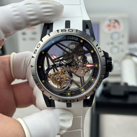 Red and White Watch - FashionHype.xyz