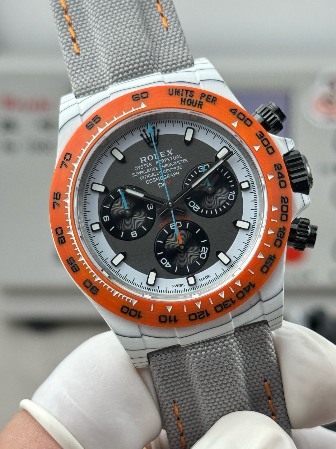 Grey Orange Watch