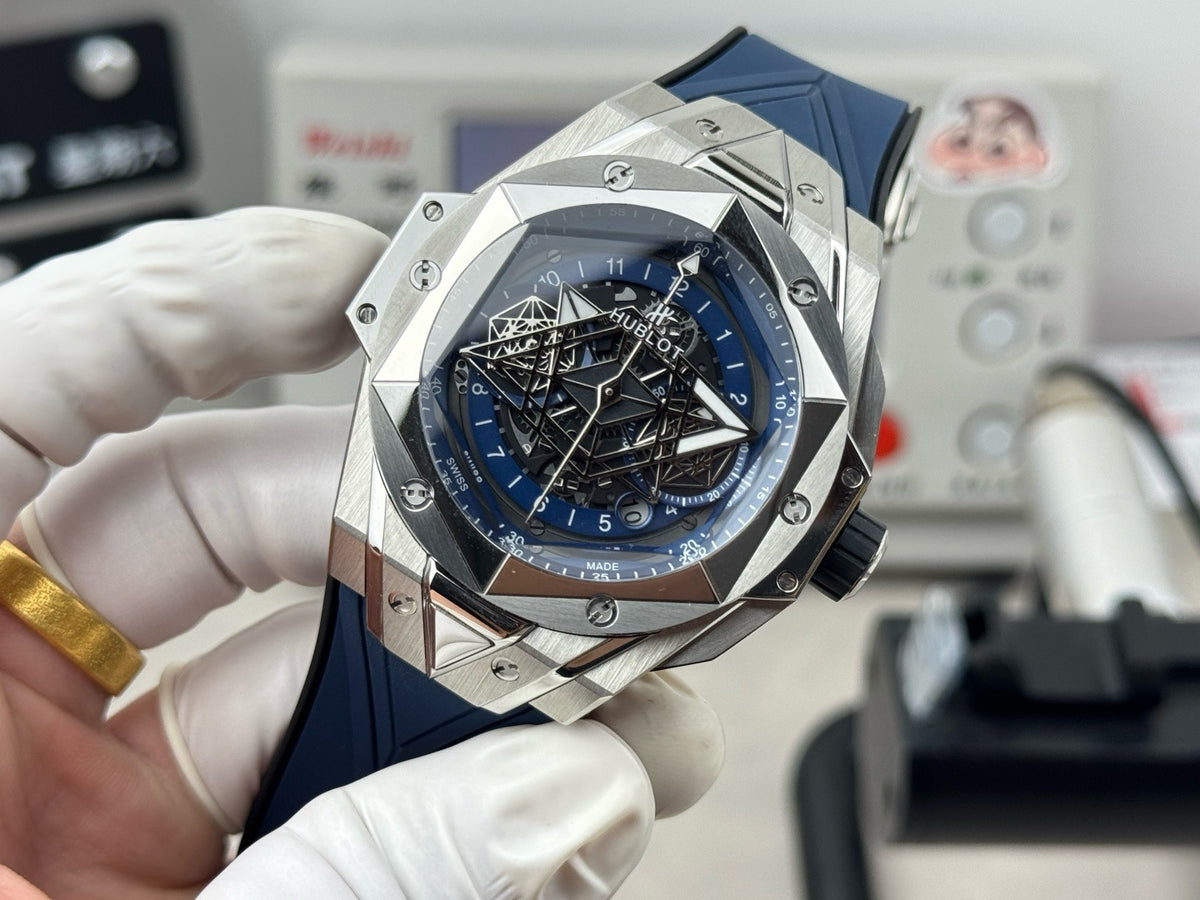 Blue Silver Watch - FashionHype.xyz