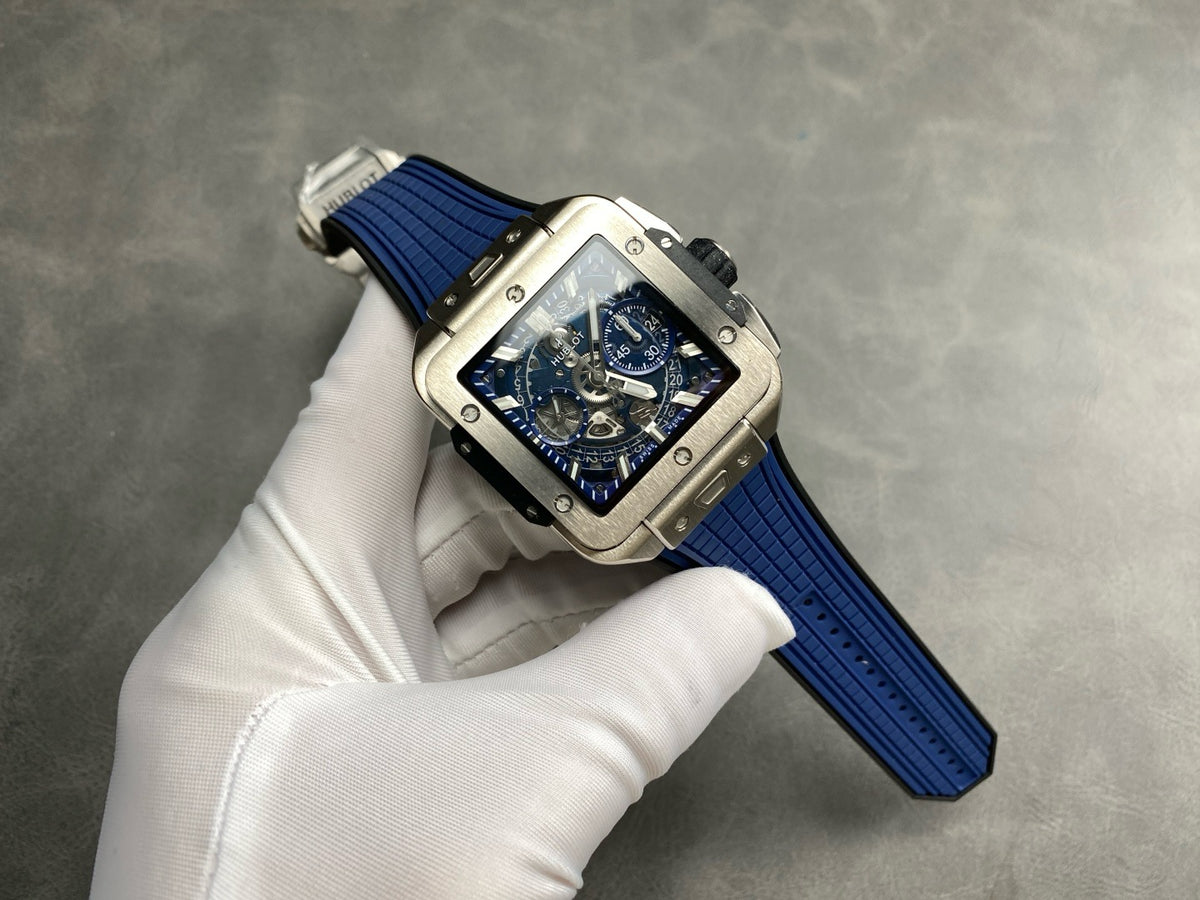 Blue Silver Watch