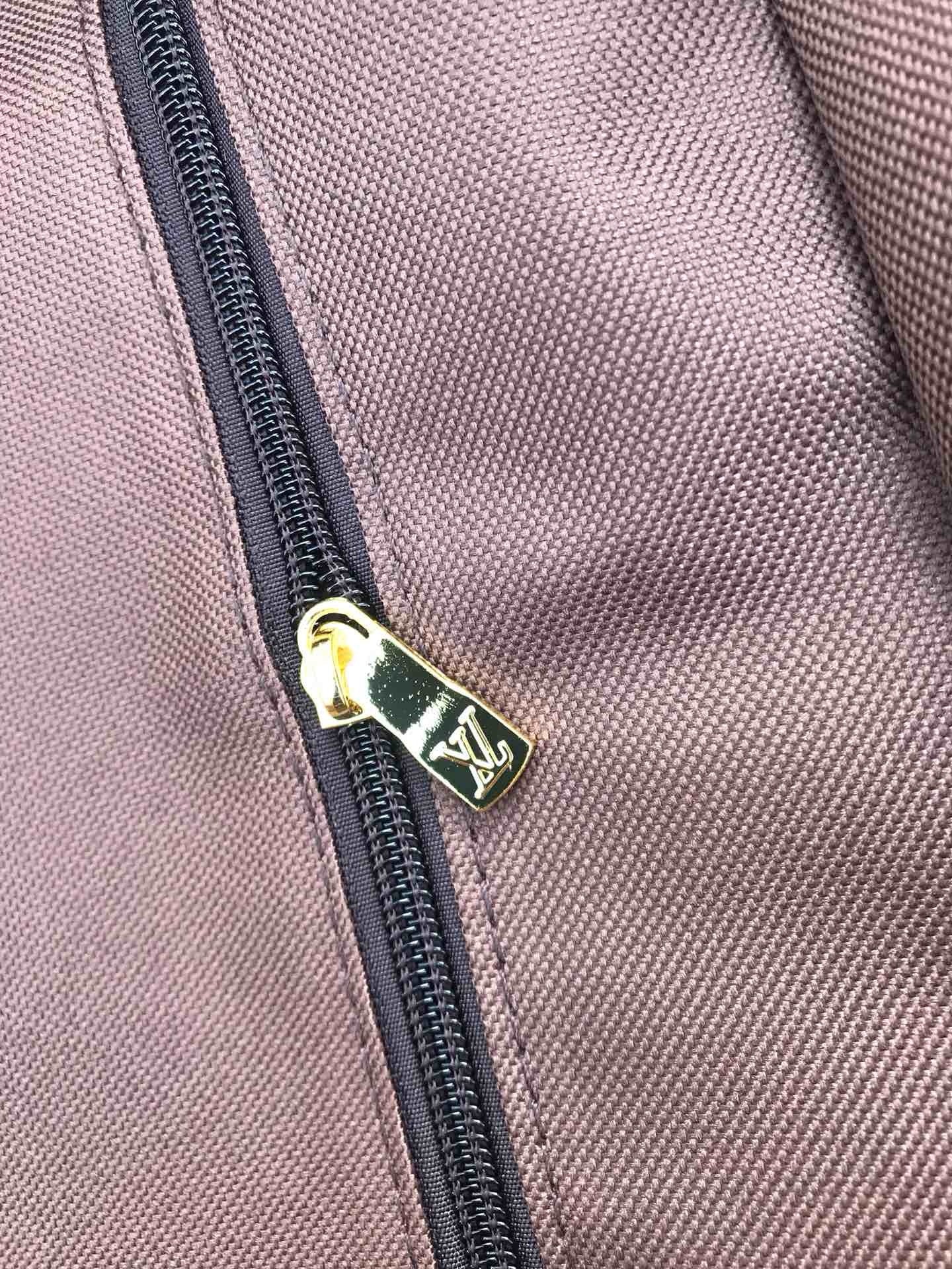 Brown and Grey Suitcase