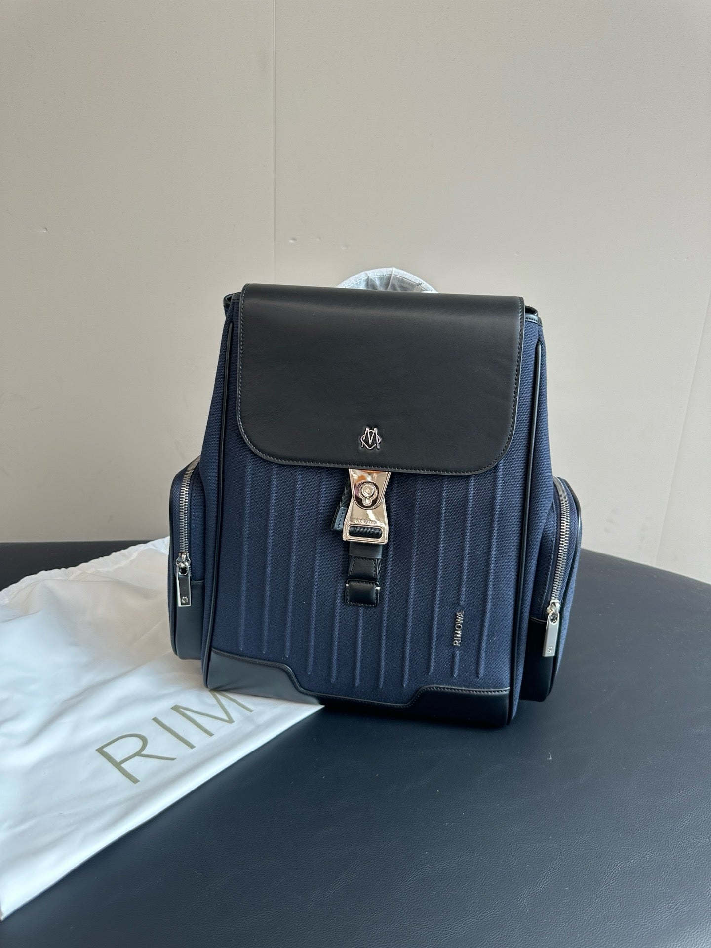 Green and Blue Backpack