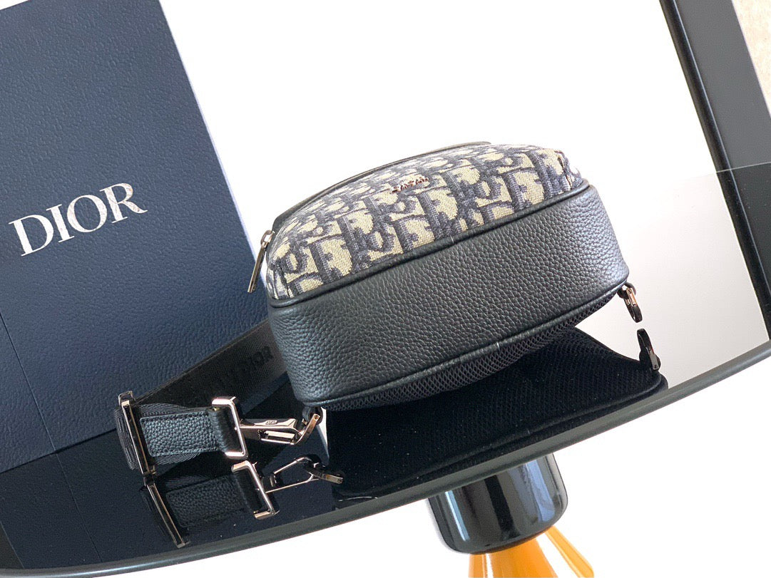 Black and Beige Backpack