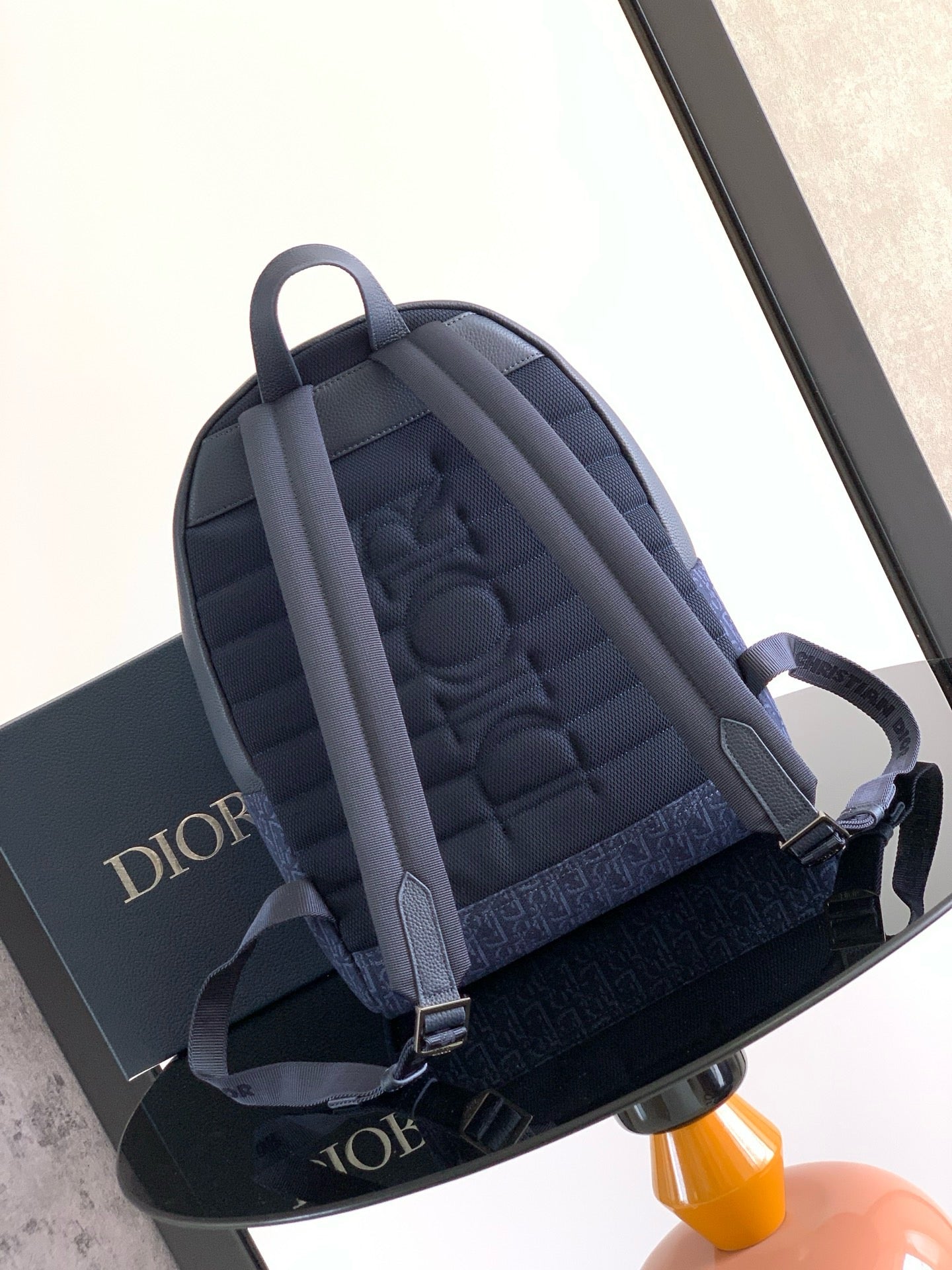 Dark Blue and Black Backpack