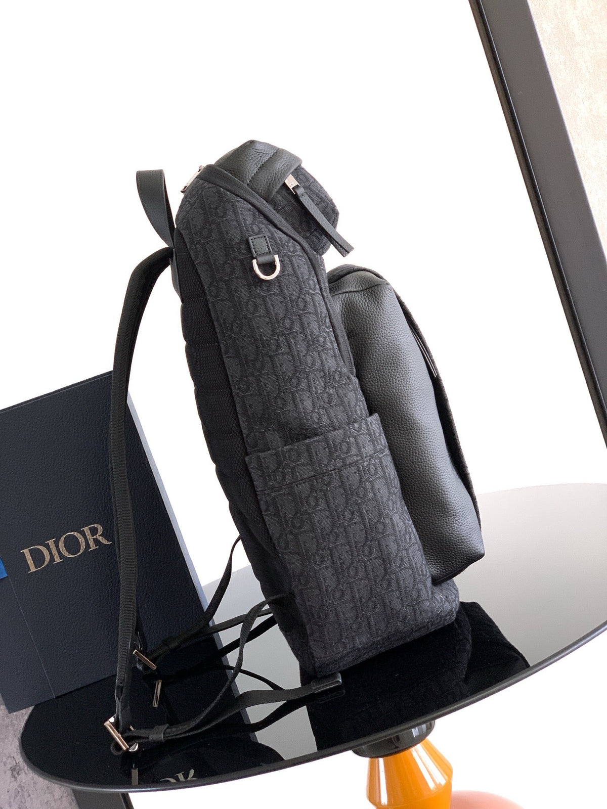 Black and Beige Backpack - FashionHype.xyz