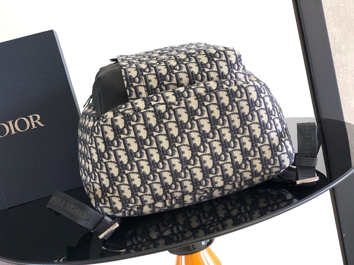 Black and Beige Backpack - FashionHype.xyz