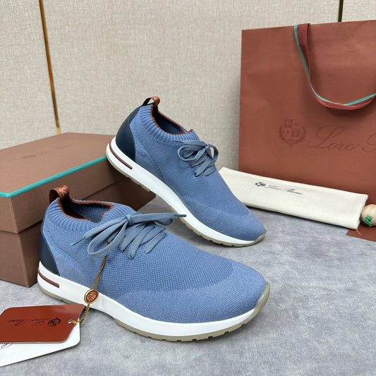 Blue, grey and Black Shoes