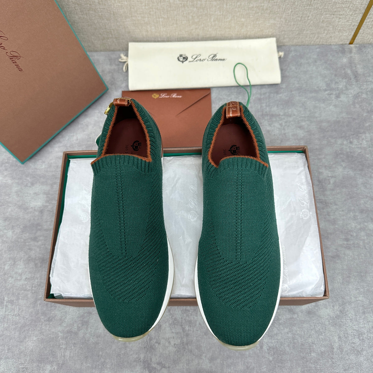 Rust, Forest Green, Navy Shoes
