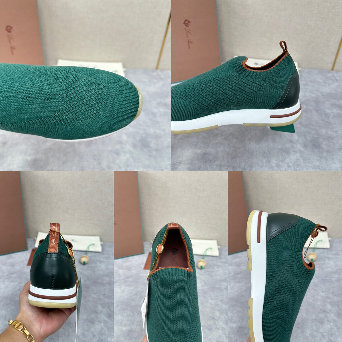 Rust, Forest Green, Navy Shoes