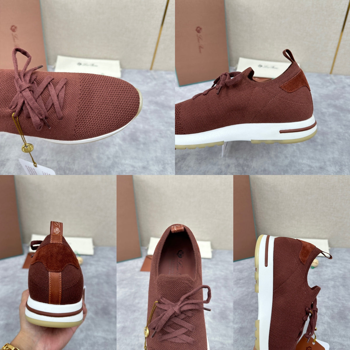 Grey, Brown, Navy blue and Dark brown Shoes - FashionHype.xyz