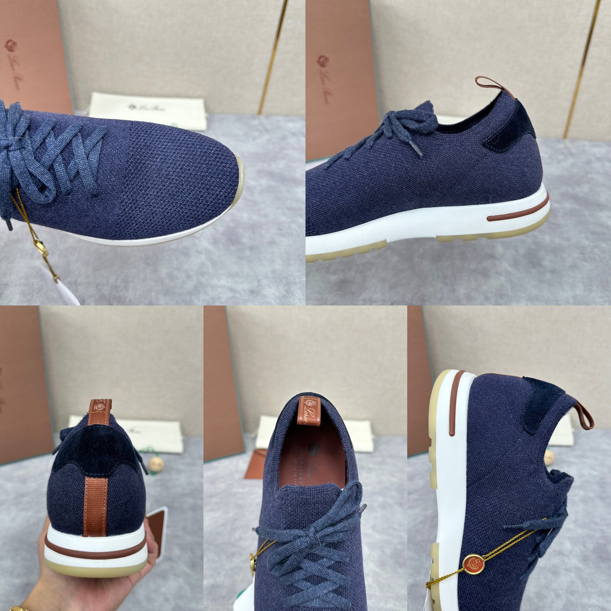 Grey, Brown, Navy blue and Dark brown Shoes - FashionHype.xyz