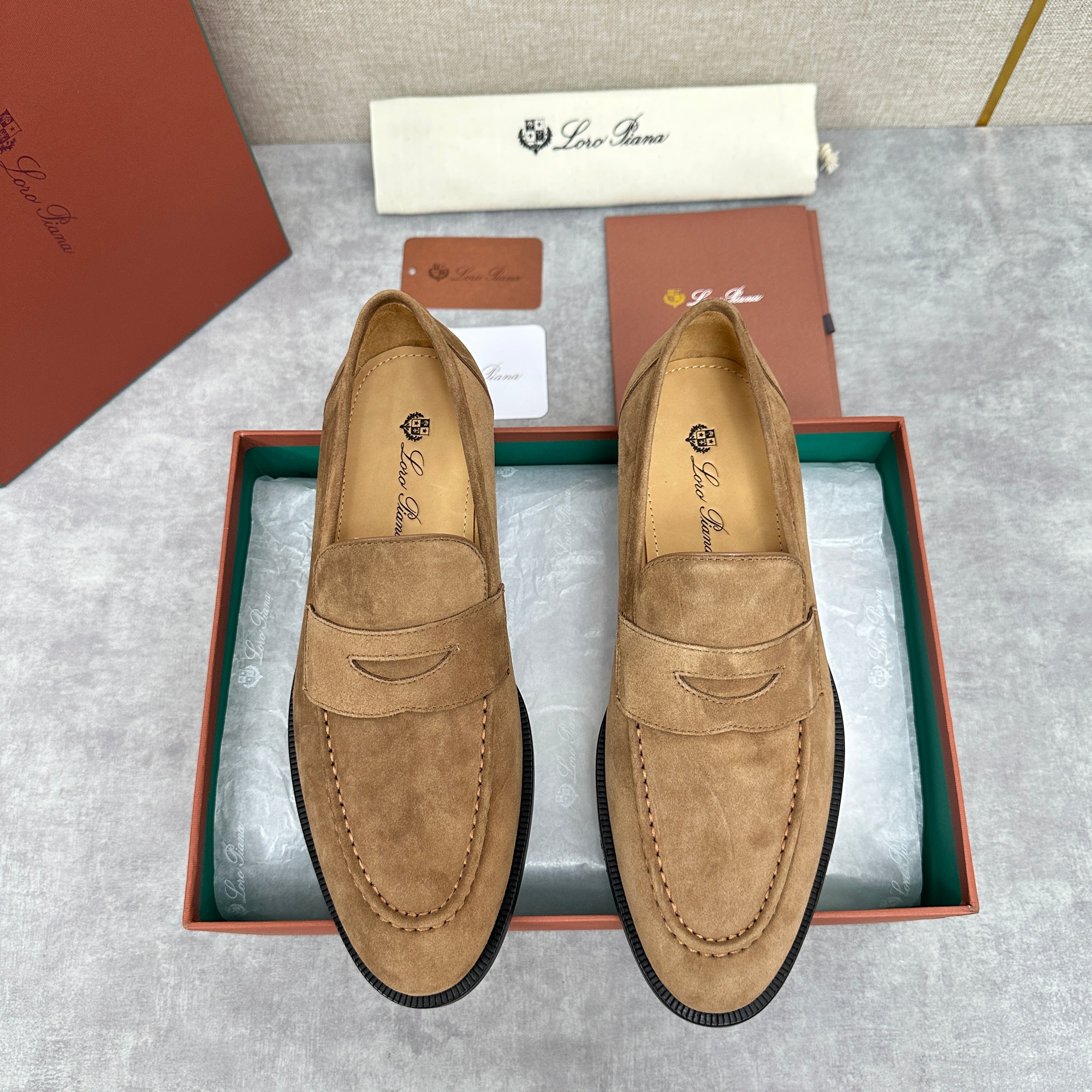 Dark green and Brown Shoes - FashionHype.xyz